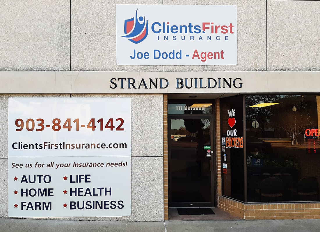 Gilmer, TX - Exterior View of Gilmer, TX Office